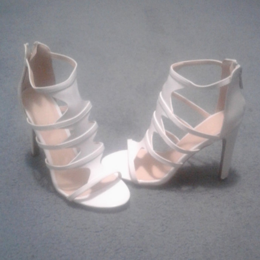 Open toe heels